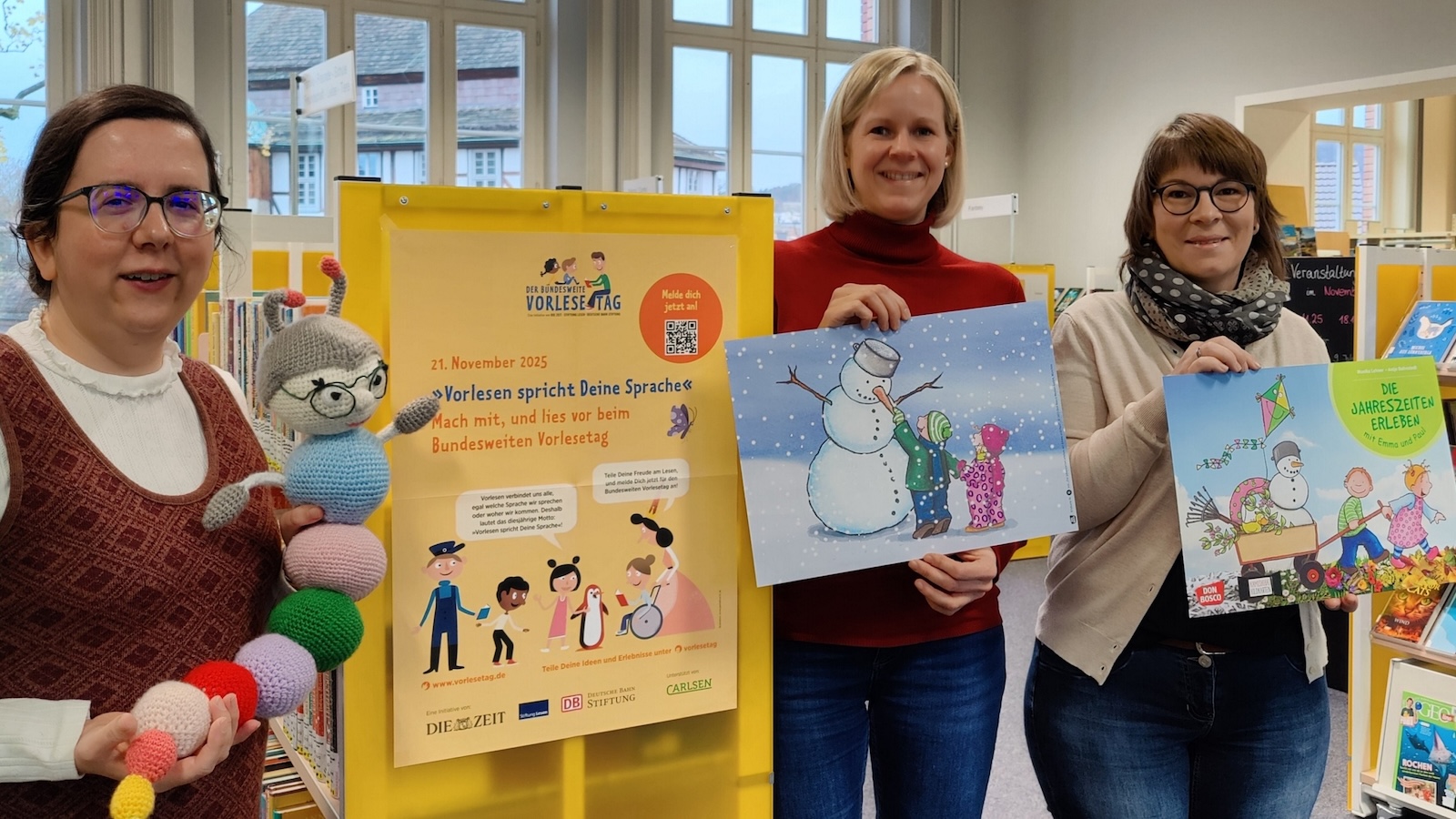 Bücherwürmer- die literarische Krabbelgruppe am Bundesweiten Vorlesetag