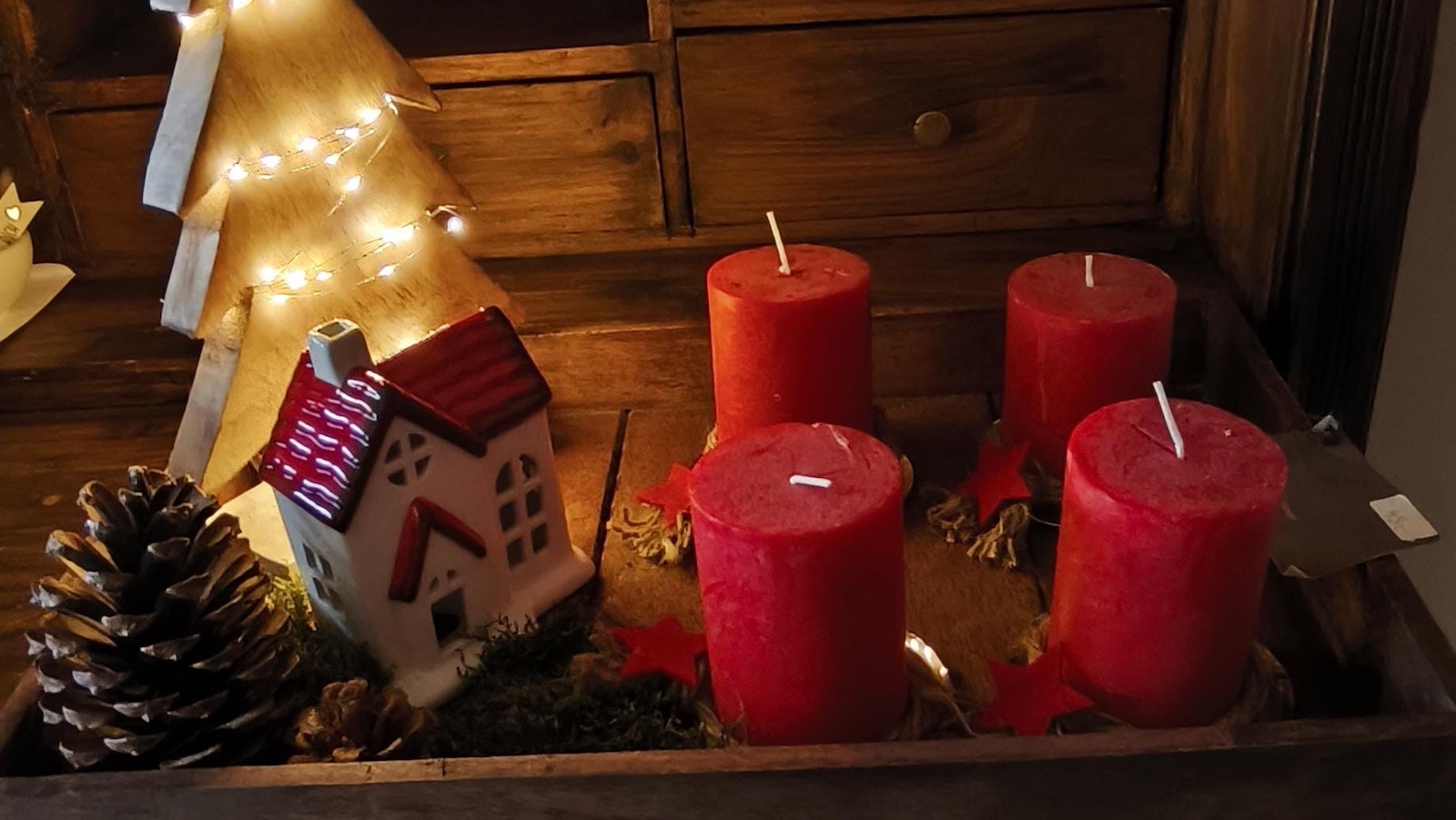 Handgemachtes beim Mini-Adventsmarkt im Archäologiepark