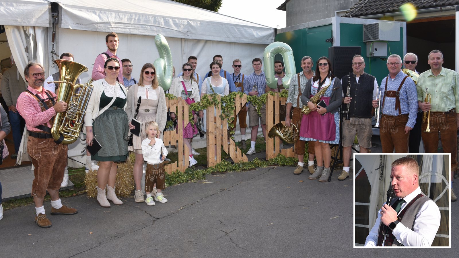 60 Jahre Blasmusik: Brenkhausen feiert ihr Bestehen mit einem zünftigen Oktoberfest