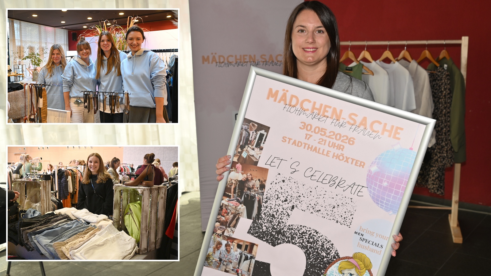 „Mädchen-Sache“ in der Stadthalle Höxter: Gebrauchter Kleidung eine zweite Chance geben