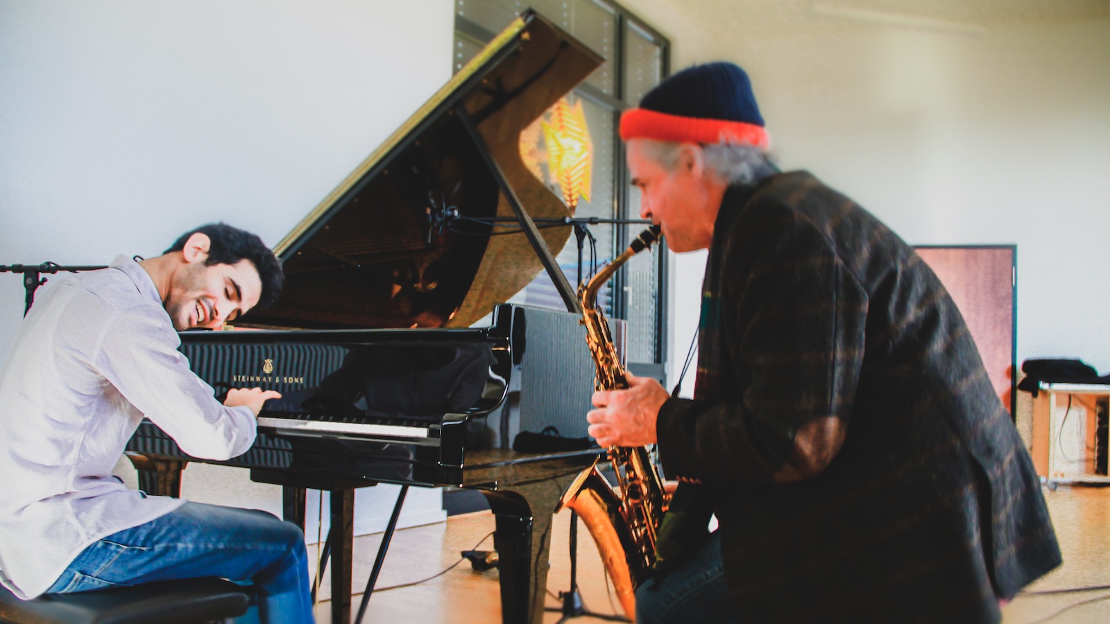 Aeham Ahmad & Steve Schofield Eine musikalische Reise im Korbmacher-Museum Dalhausen