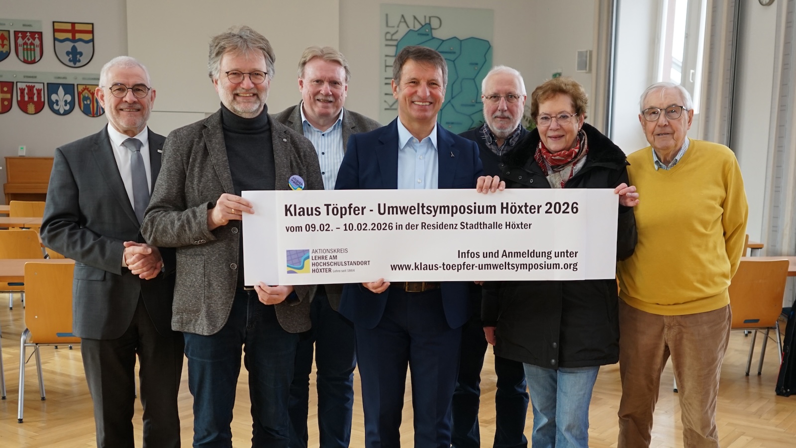 Klaus Töpfer Umweltsymposium 2026 am 9. und 10. Februar: Mehr als 250 Teilnehmende in der Residenz-Stadthalle in Höxter erwartet